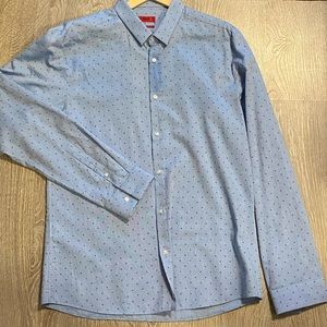 Hugo Boss Dress Shirt - Size XL - Blue- Extra Slim